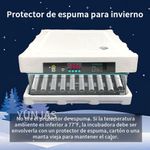 NOVAKA Incubadora Huevos Gallina, Incubadora Automática De Aves De Corral, con Volteador Automático y Control de Temperatura, pa