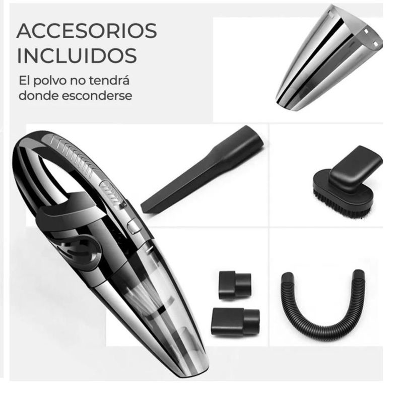 Aspiradora Portátil Inalámbrica Carga Usb Seco Mojado (HOG42)