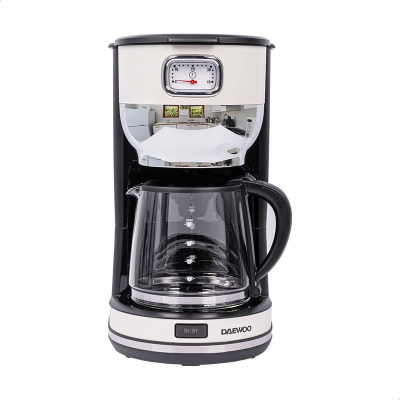 Cafetera Automática Daewoo 10 tazas filtro reutilizable