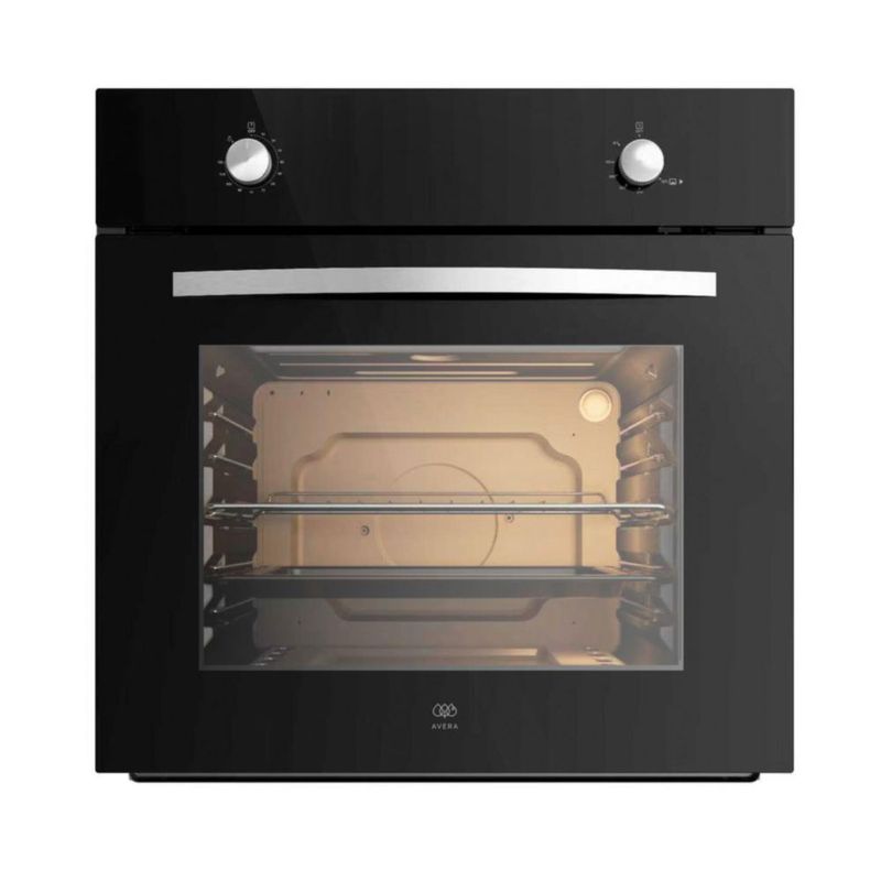 Horno empotrable a gas LP 58 L con 2 perillas de control AVERA HE00LP