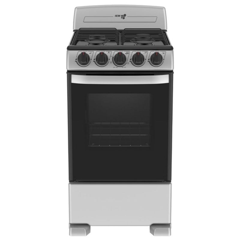 Estufa de Piso IEM 50cm 30" EI5020BAPS1 4 quemadores Tecnologia Ultimate
