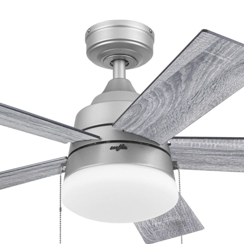 Coolfan Ventilador de Techo Luz LED 44 Pulgadas, apto para Exteriores