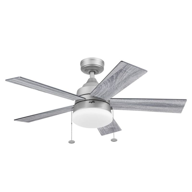 Coolfan Ventilador de Techo Luz LED 44 Pulgadas, apto para Exteriores