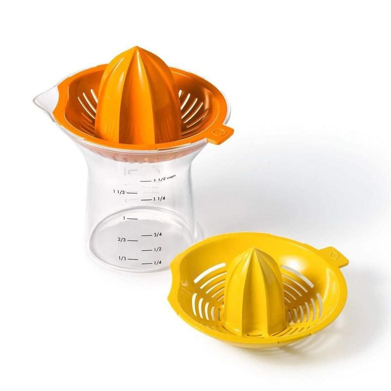 OXO Good Grips Exprimidor de cítricos 2 en 1, naranja