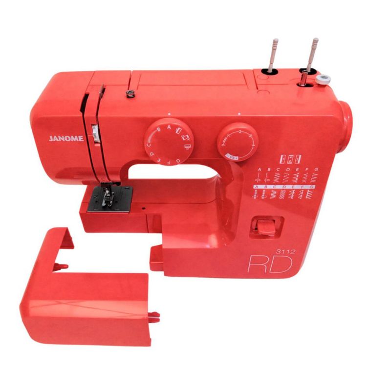Máquina De Coser Mecánica Doméstica 3112RD Janome color Rojo