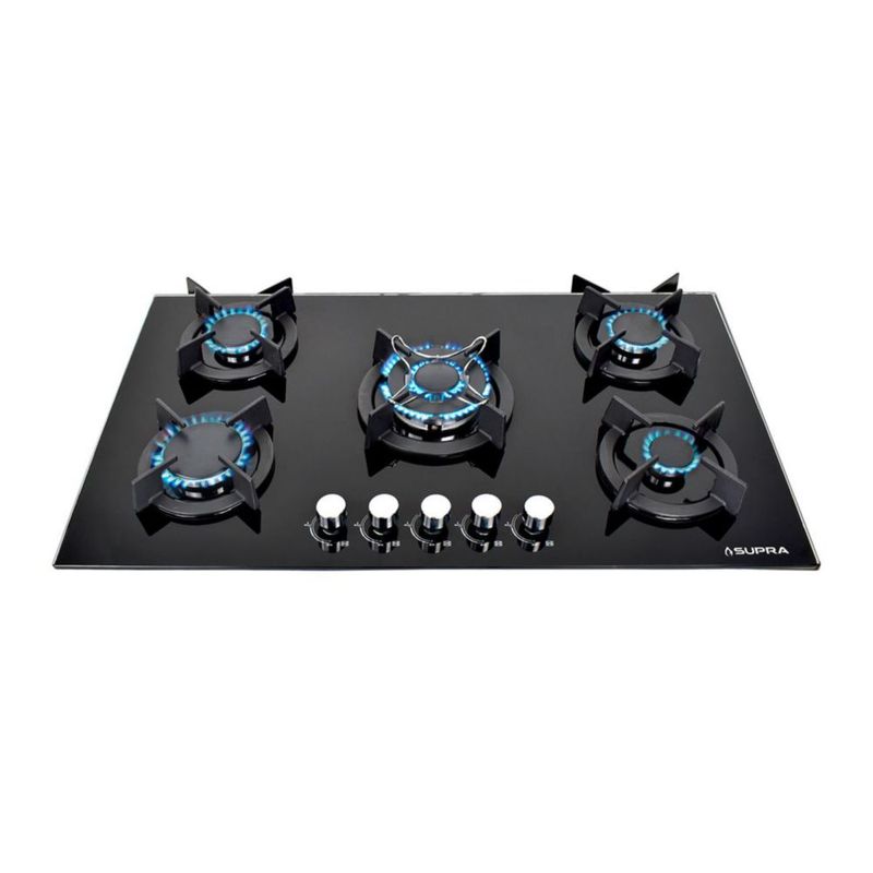 Parrilla de gas empotrable con 5 quemadores de 90cm ONIX 90