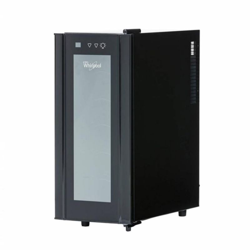 Cava de Vino Whirlpool 12 Botellas Ajustable Digital Negro
