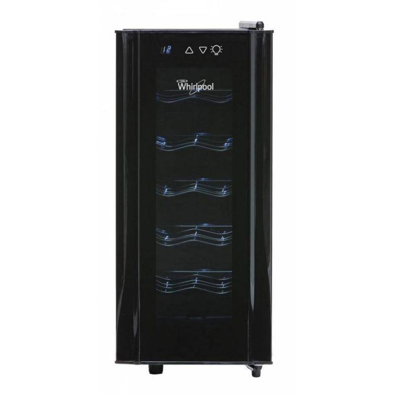 Cava de Vino Whirlpool 12 Botellas Ajustable Digital Negro