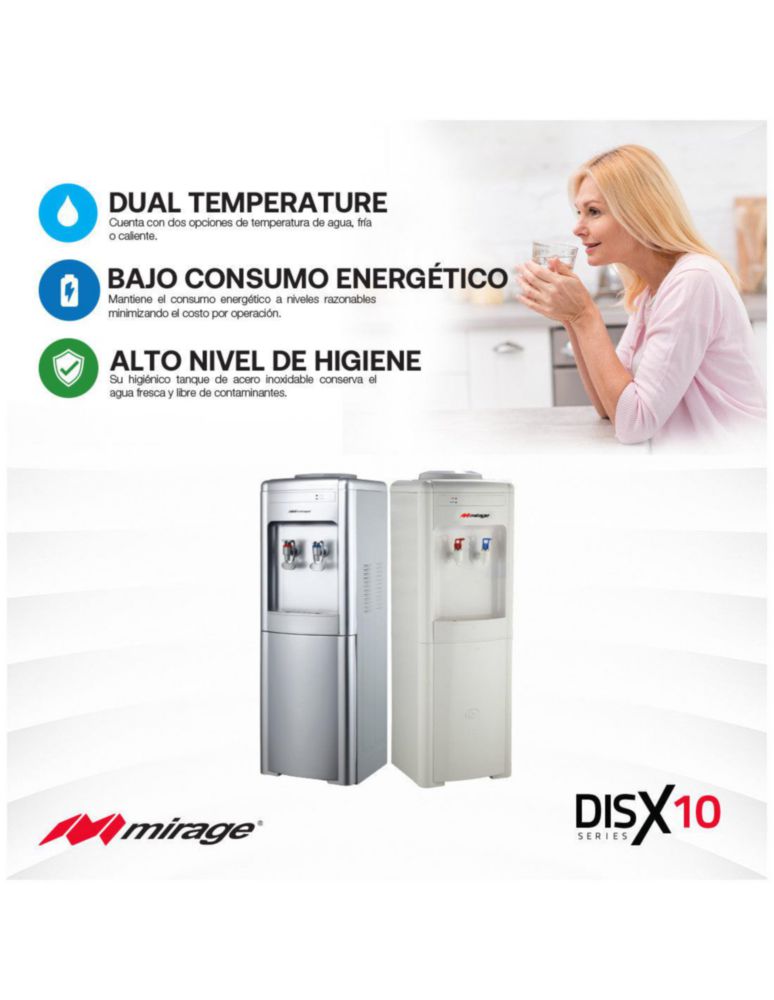 DISPENSADOR DE AGUA MIRAGE DISX10 MDD10CS