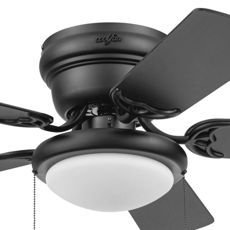 Coolfan Ventilador de Techo Luz LED 42 Pulgadas, 5 Aspas Reversibles