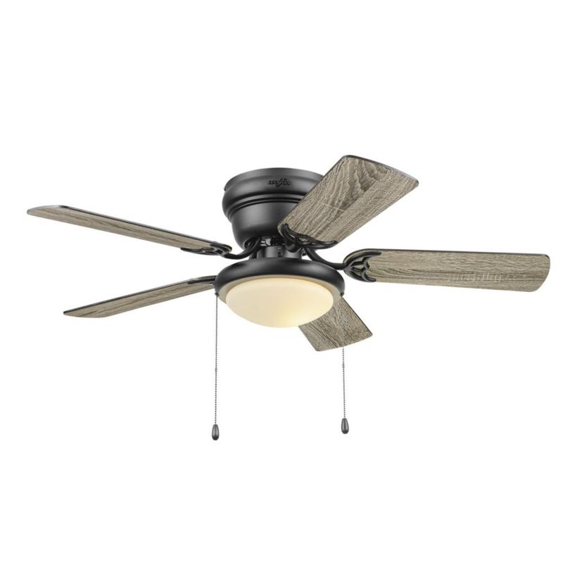 Coolfan Ventilador de Techo Luz LED 42 Pulgadas, 5 Aspas Reversibles