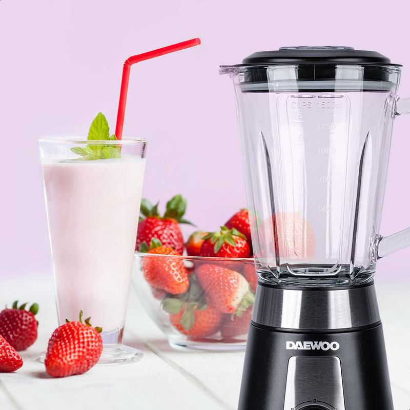 Licuadora con molinillo 2 velocidades  vaso de cristal 1.5 L