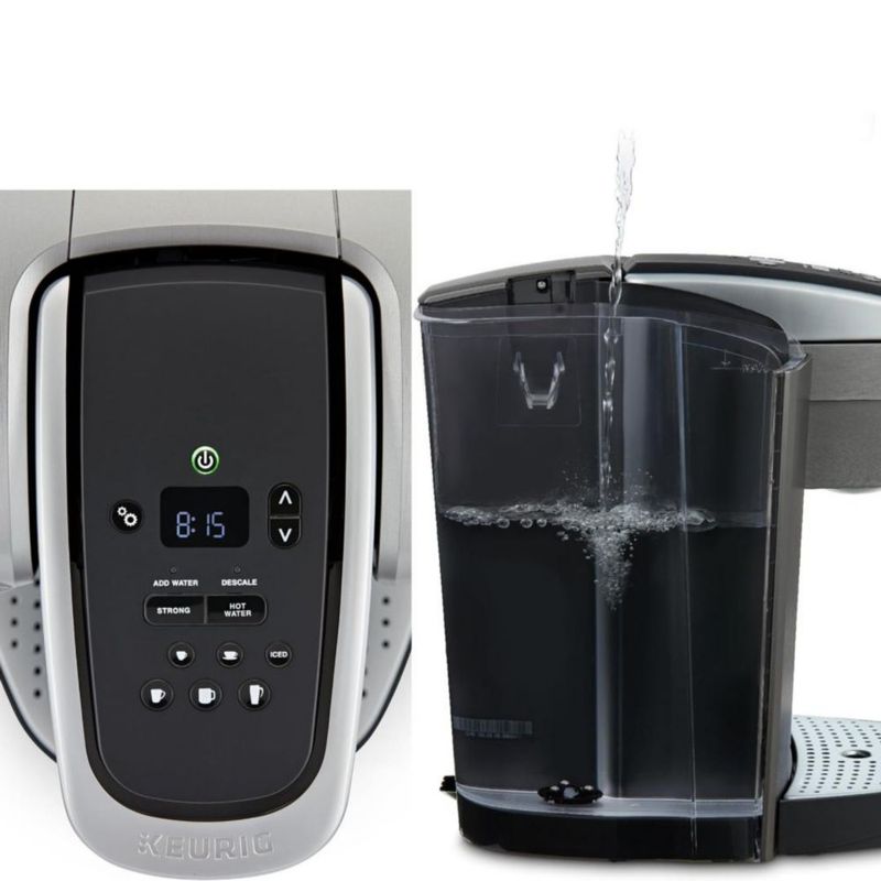 Keurig Cafetera K-Elite, cafetera de vainas K-Cup de una sola porción, con capacidad de café helado – Color Pizarra
