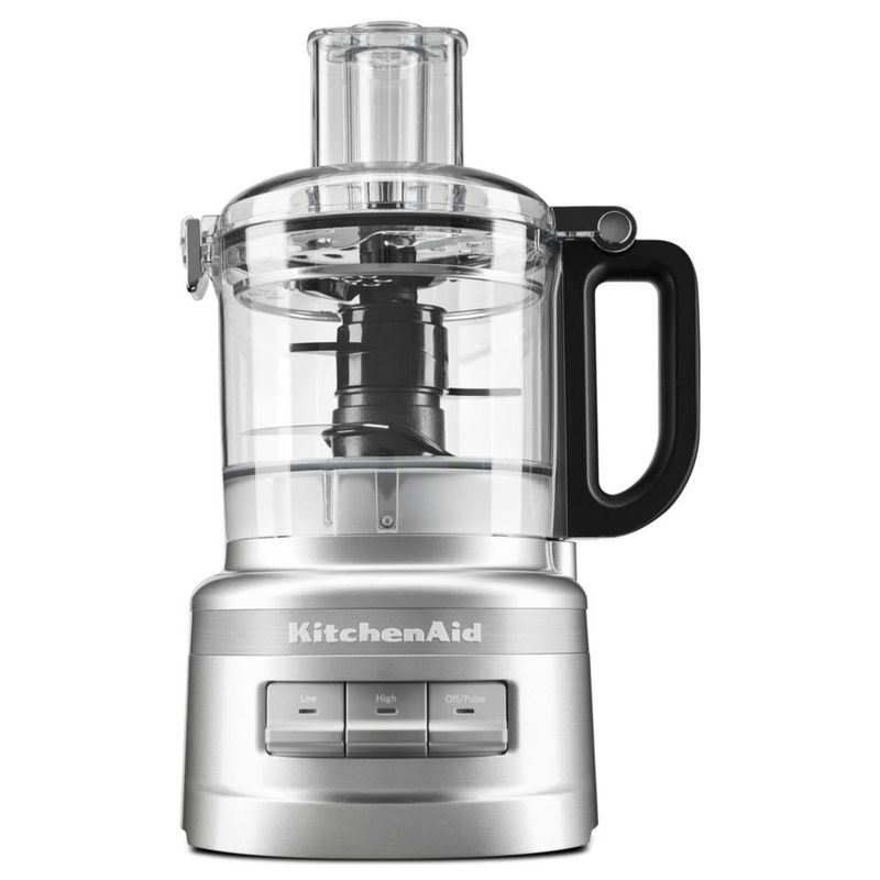 KitchenAid KFP0919LCU Procesador de Alimentos, 9 Tazas, Contour Silver