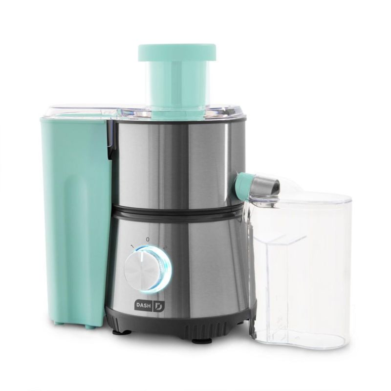 Dash Compact Centrifugal Juicer, Easy Clean Extractor Press Juicing Machine, 2-Speed, Wide 2" Feed Chute for Whole Fruit Vegetab