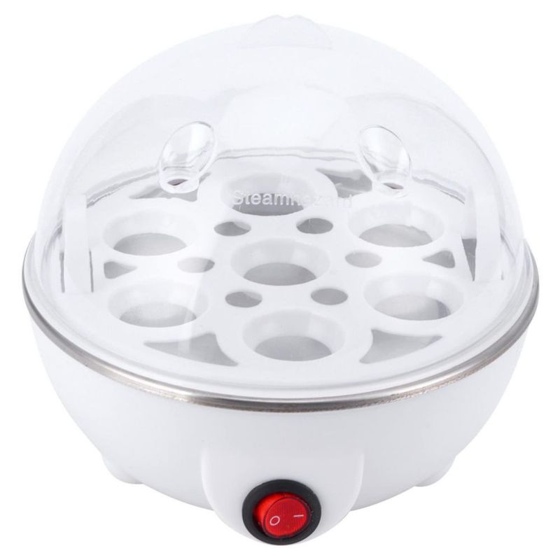 Hervidor de Huevos Eléctrico, Minicocedor Multifuncional para Huevos, Vaporizador para Uso Doméstico (Enchufe de EE. UU. 110v)