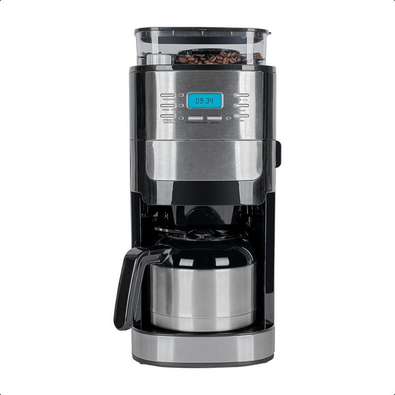 Cafetera y Molino 2 en 1 DAEWOO 1L 8 niveles pantalla LCD