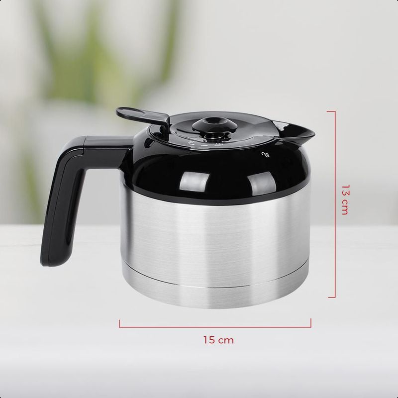 Cafetera y Molino 2 en 1 DAEWOO 1L 8 niveles pantalla LCD