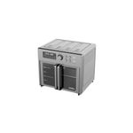 Kashbill – Horno Eléctrico Con Air Fryer H10 Plateado, Puerta Francesa, Horno Freidora De Aire Para Panadería Y Repostería, Conv