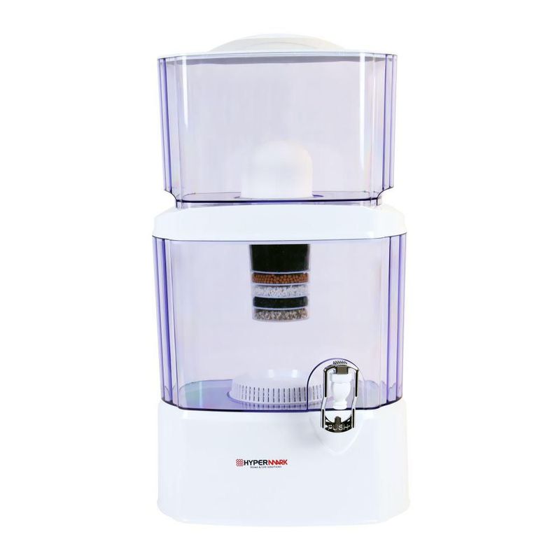 Purificador de agua dispensador Hypermark Clearwater filter Blanco 24 litros