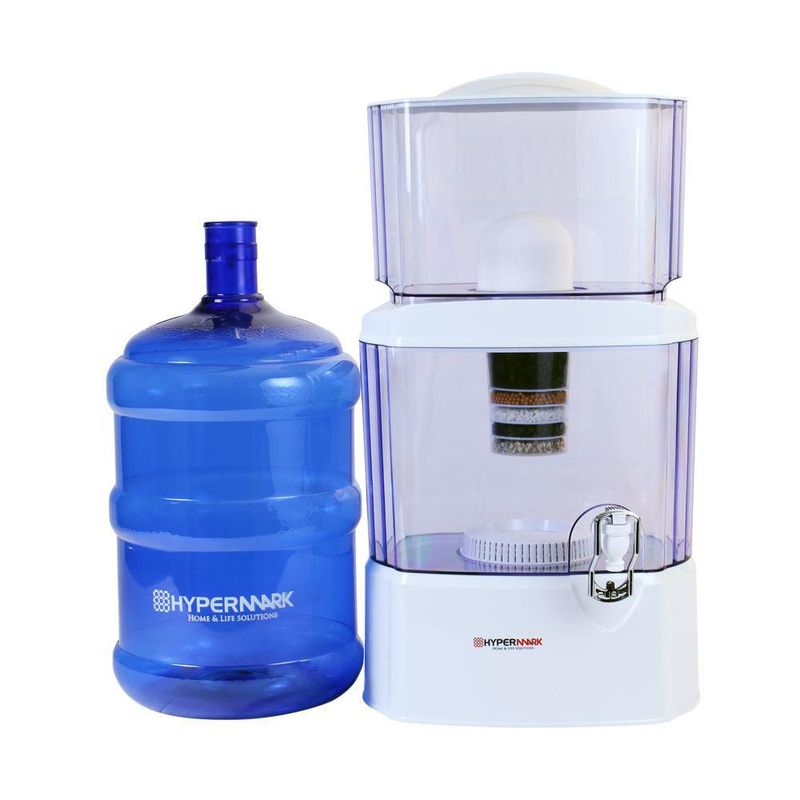 Purificador de agua dispensador Hypermark Clearwater filter Blanco 24 litros