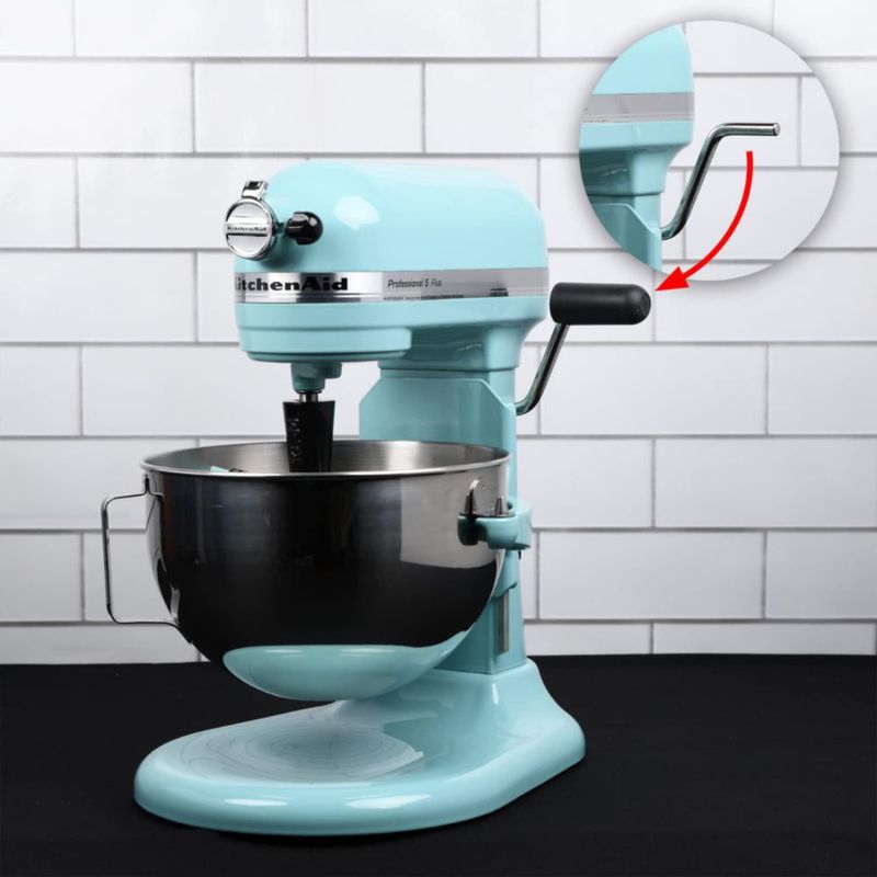 Nuevo diseño Metro Comfy Grip, compatible con KitchenAid Bowl-Lift Stand Mixers con mango de metal desnudo, negro