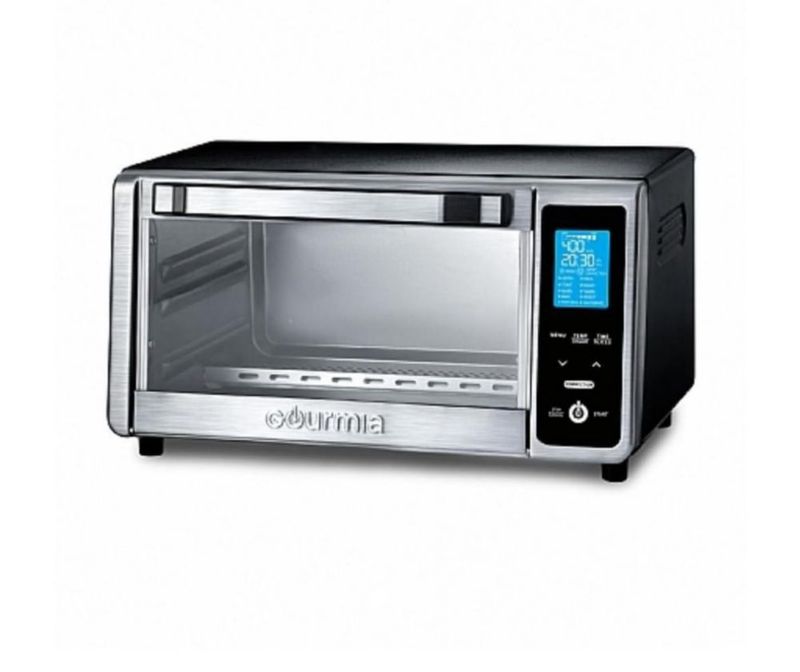 Gourmia Horno Tostador Digital con Pantalla LCD, Rejillas Múltiples, Control de Temperatura, Acero Inoxidable