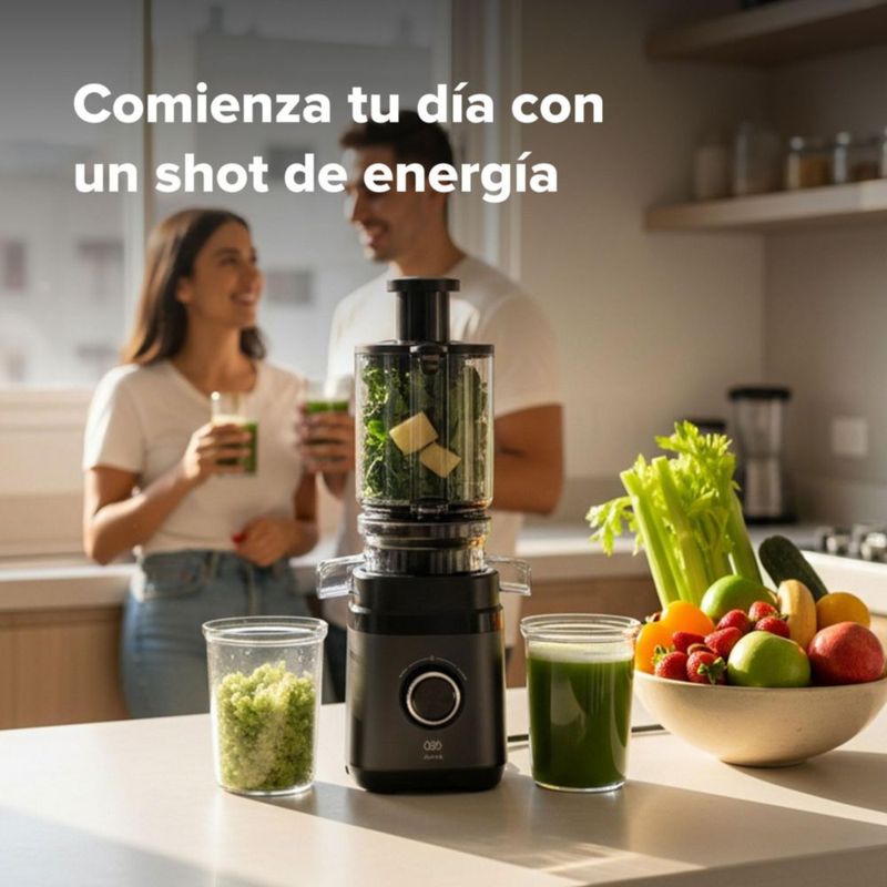 Extractor de jugos prensado en frío sistema de reversa 150W AVERA EJ01
