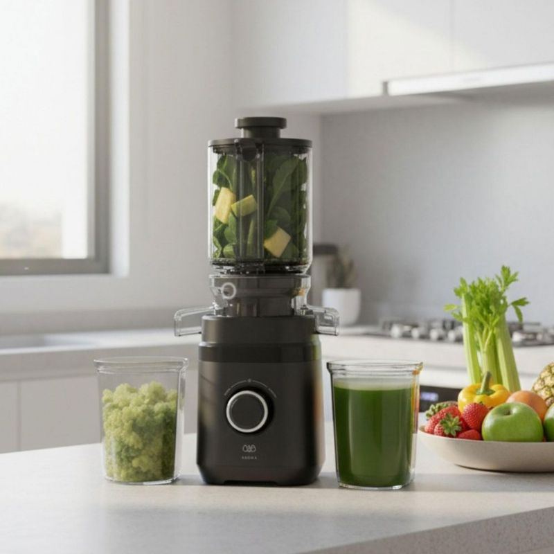 Extractor de jugos prensado en frío sistema de reversa 150W AVERA EJ01