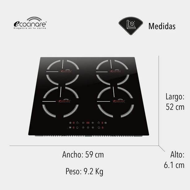 PARRILLA INDUCCIÓN MAGNÉTICA 4 HORNILLAS