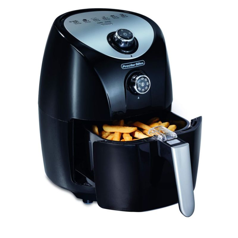 Proctor Silex 35055 Freidora de Aire con Canasta Antiadherente, Capacidad de 1.5 L, Ajuste de Temperatura, Potente Flujo de Aire