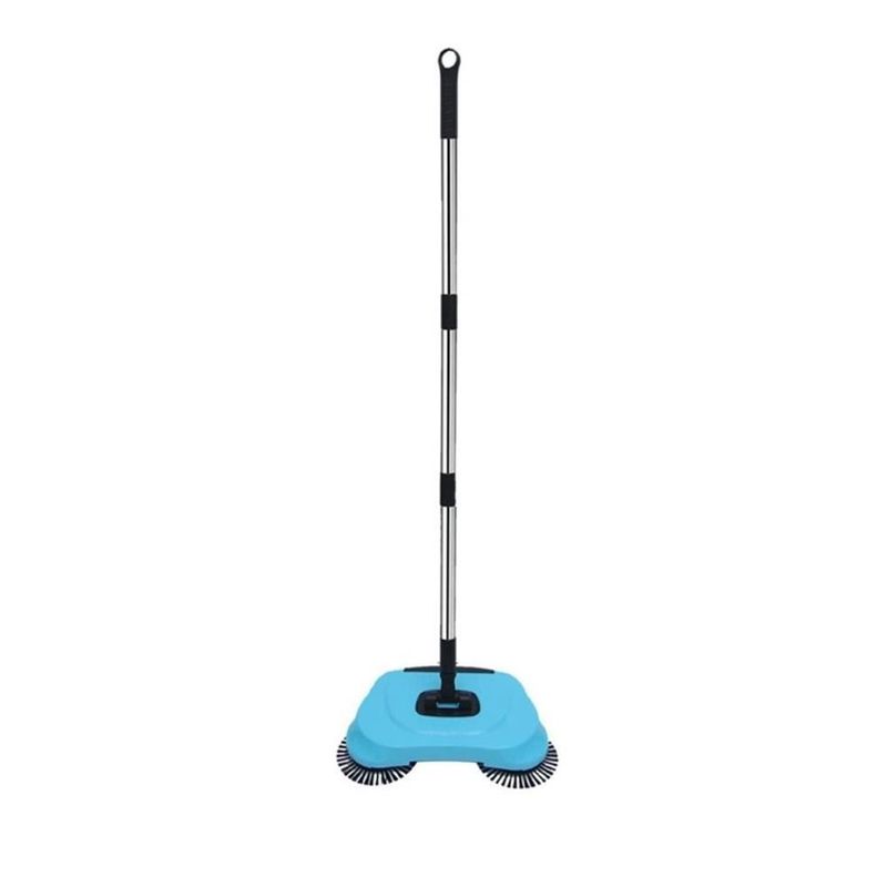 Escoba Barredora Recogedor Manual 3en 1 Azul