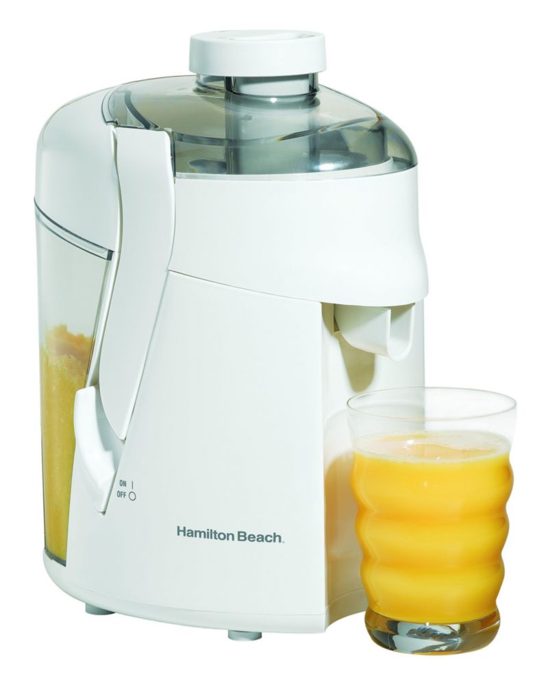 Hamilton Beach Extractor de Jugos HealthSmart, 350 Watts, Blanco 67800, Mediano