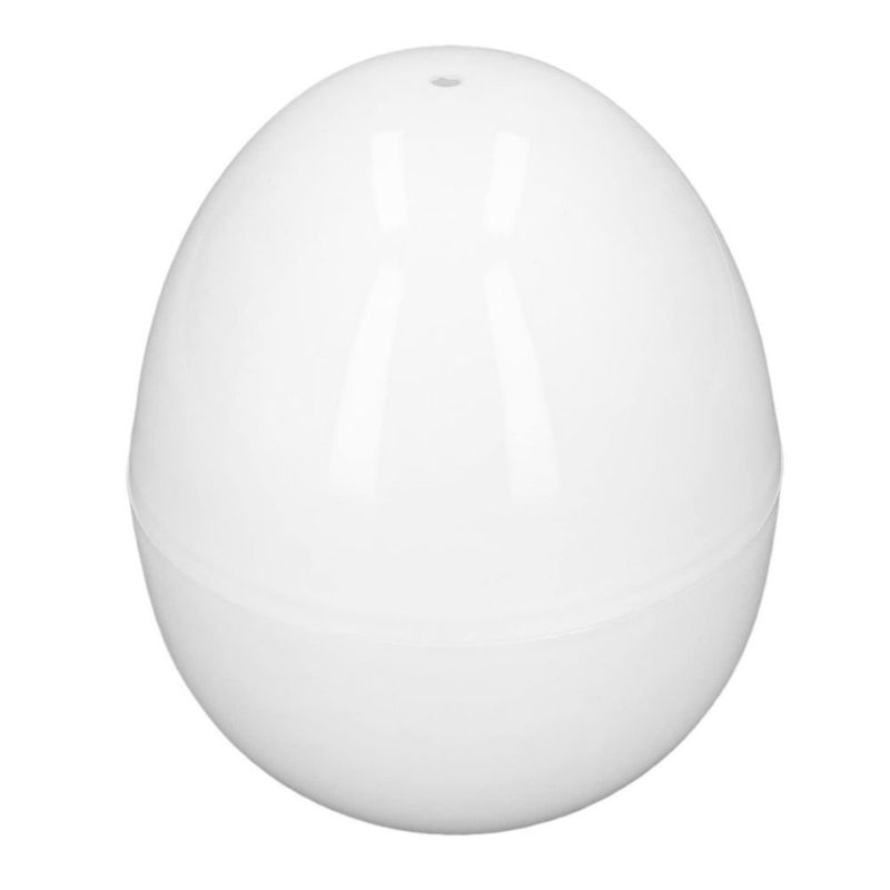 Hervidor de Huevos Duros Capacidad de 4 Huevos Diseño Compacto Material ABS Forma de Huevo Función de Microondas Hervidor de Hue