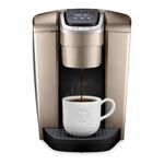 Keurig Cafetera K-Elite, cafetera de vainas K-Cup de una sola porción, con capacidad de café helado – Color Oro