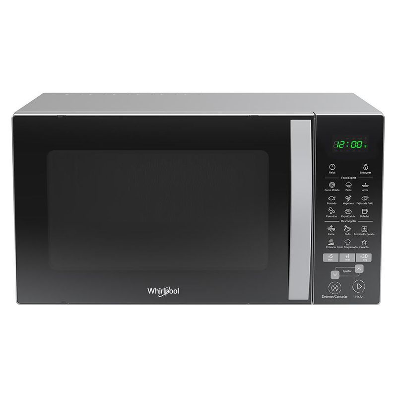 Microondas 1.1 p³ Whirlpool Silver Black WM1211DB