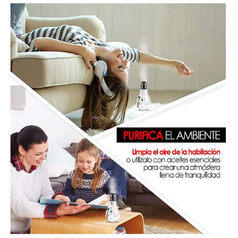 Difusor Aromaterapia Humificador con 12 escencias