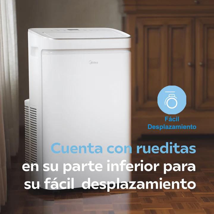 Aire Acondicionado Portátil Midea (1.1 ton, 110V, Frío y Calor)