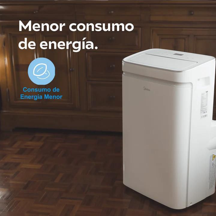 Aire Acondicionado Portátil Midea (1.1 ton, 110V, Frío y Calor)