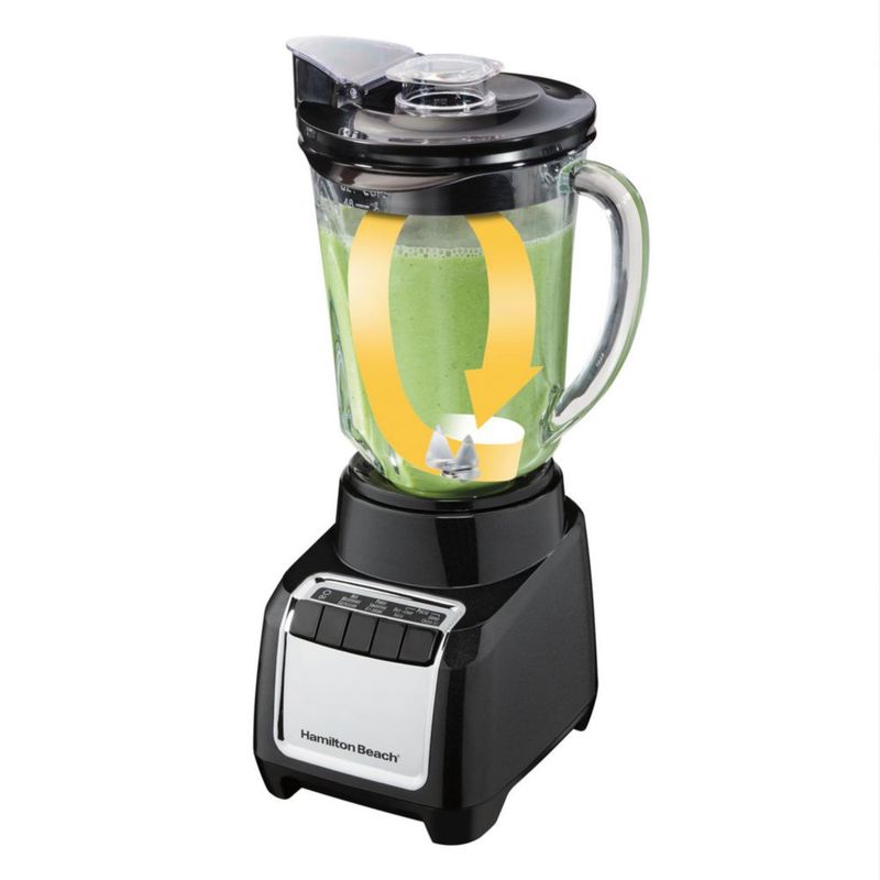Licuadora Hamilton Beach 53521FG Jarra de Vidrio 1.4 Lt Negra