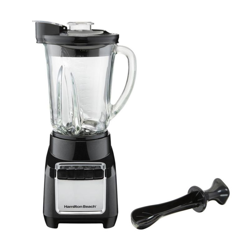 Licuadora Hamilton Beach 53521FG Jarra de Vidrio 1.4 Lt Negra