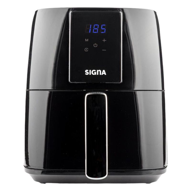 SIGNA Freidora De Aire Electrica 8 Litros 1500W Air Fryer Horno Digital Multifunciona Temperatura Ajustable Antiadherente Tempor