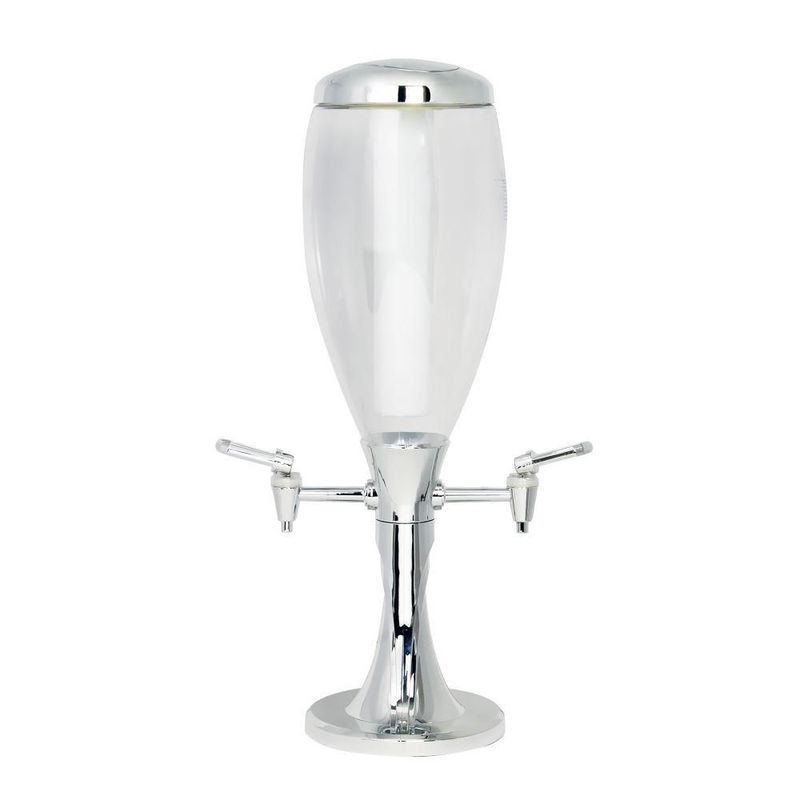 Dispensador de torre de cerveza y bebidas frías Hypermark Rich Beer 2 grifos 3 litros