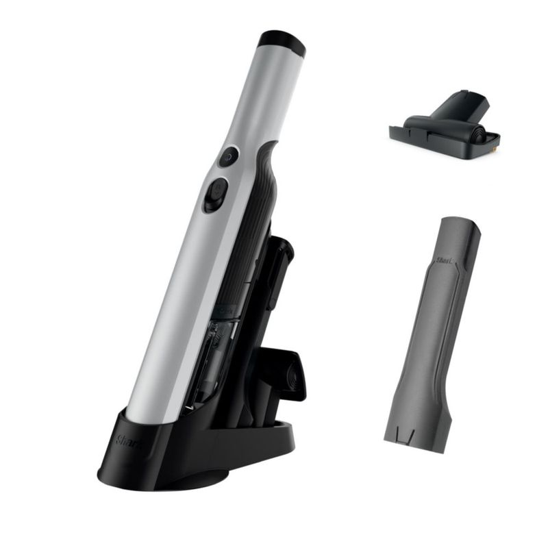 Aspiradora de mano inalámbrica Shark WANDVAC: ligera, versátil y portátil (1,4 lb), potente succión, base de carga, vaciado con