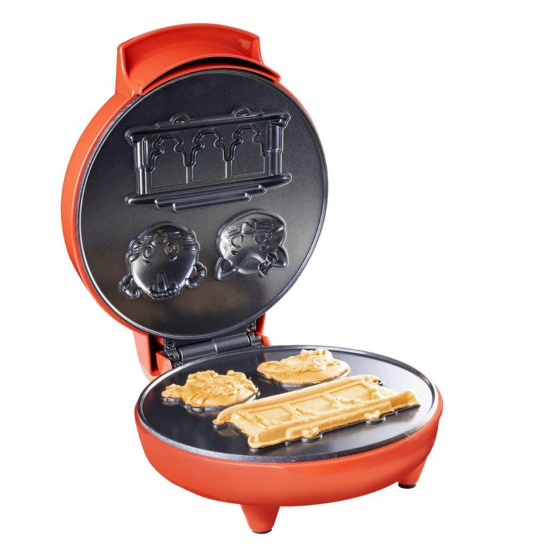Plancha para wafles Daniel Tiger Neighborhood - Waflera eléctrica antiadherente con mini waffles y panqueques con forma de perso