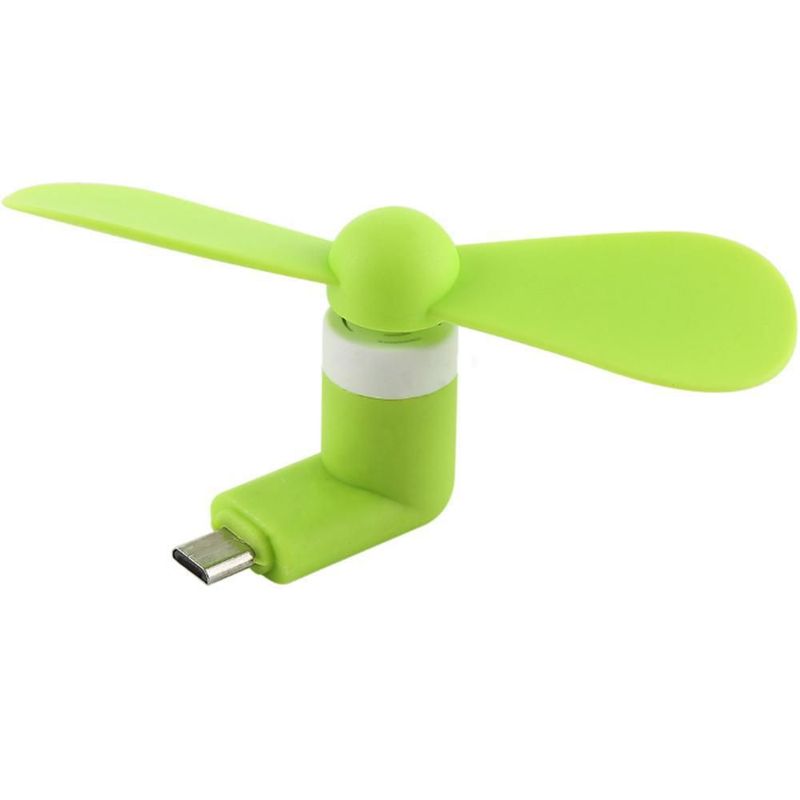 Ventilador portátil para celular MXWBY-004 BlitzGreen Ventilador USB-C Verde