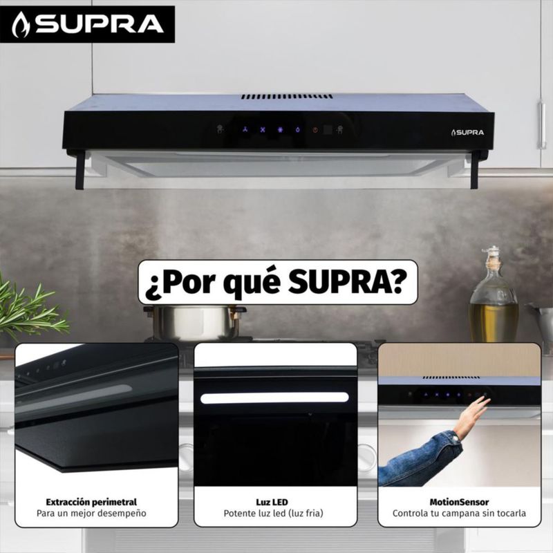 Campana de Pared Supra de 76cm NINA 76