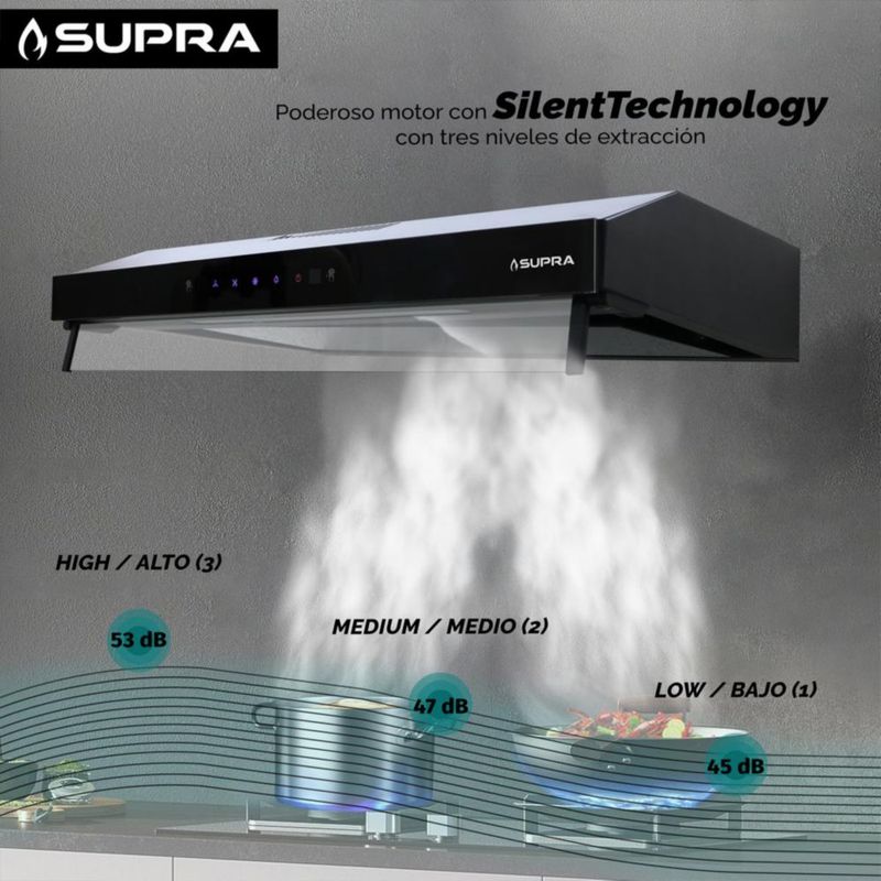 Campana de Pared Supra de 76cm NINA 76