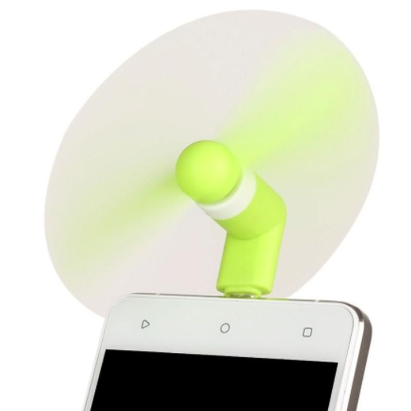Mini Ventiladores Portatiles MXWBY-003 BlitzGreen Ventilador USB-C Verde