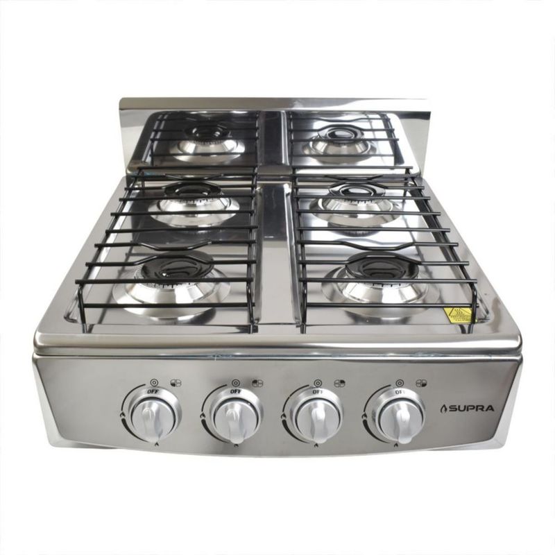 Parrilla a gas LP 4Q-TITAN SILVER